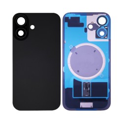 Back Cover+Camera Lens Apple iPhone 16 Black Back Cover+Camera Lens Apple iPhone 16 Black